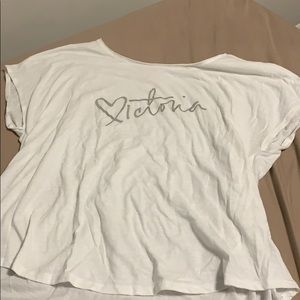 Flowy victoria secret tee